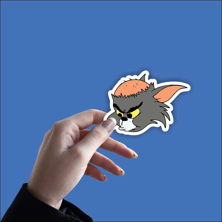 Bald Tom Stickers