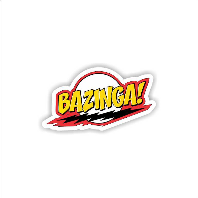 Bazinga! The Big Bang Theory Stickers