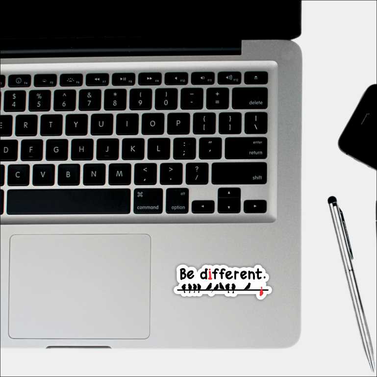Be Different Sticker