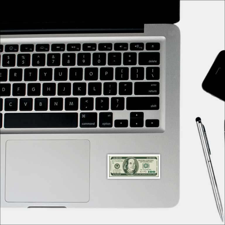 Dollar Curency Sticker