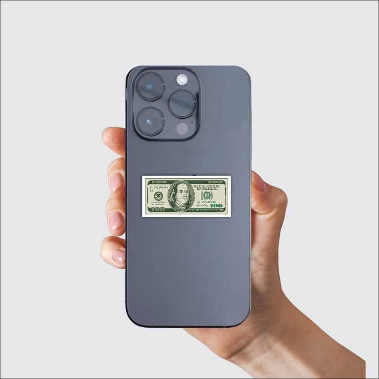 Dollar Curency Sticker