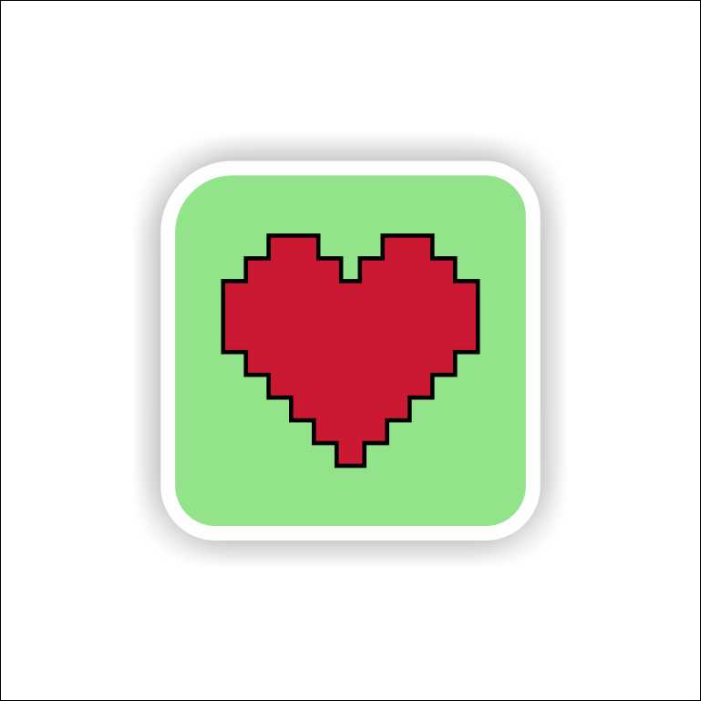 Heart Sticker