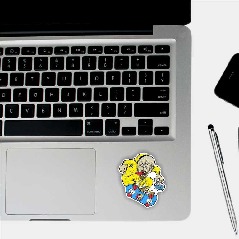 Heisenberg Skateboard Sticker