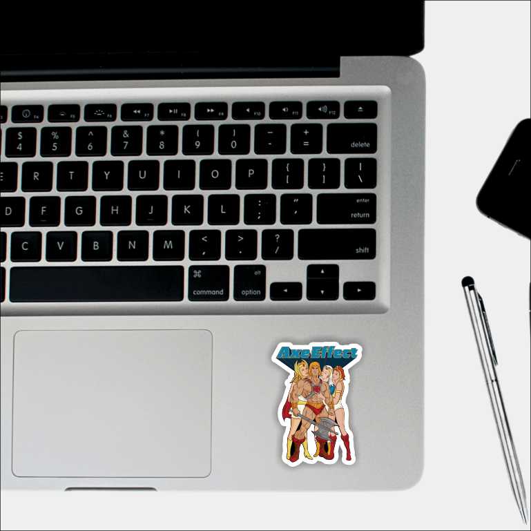 Hee Man - The Axe Effect Sticker
