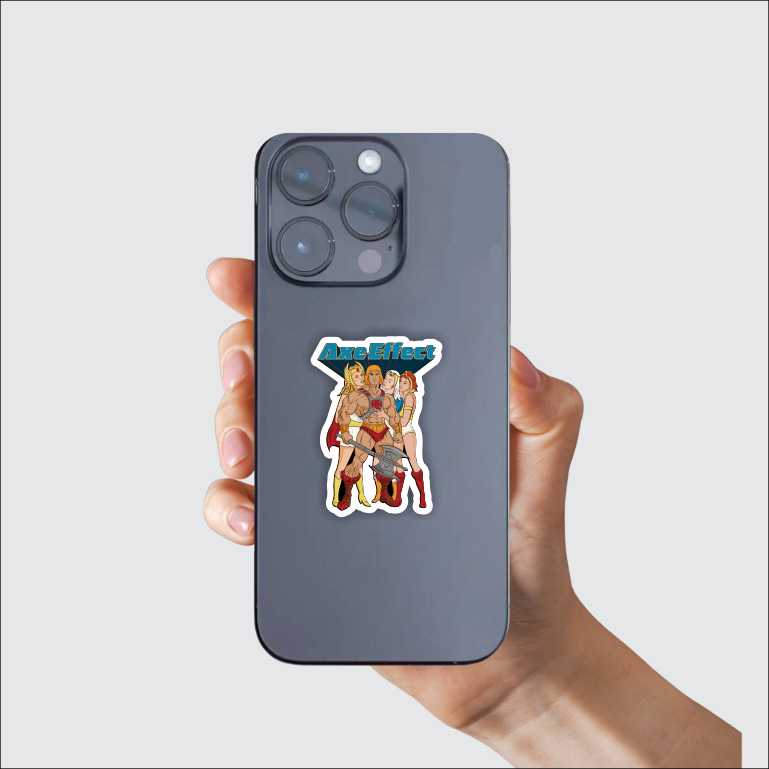 Hee Man - The Axe Effect Sticker