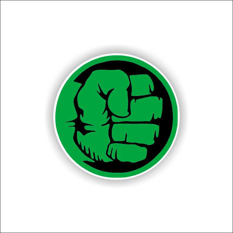 Hulk Fist Sticker