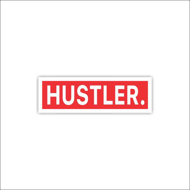 Hustler Sticker