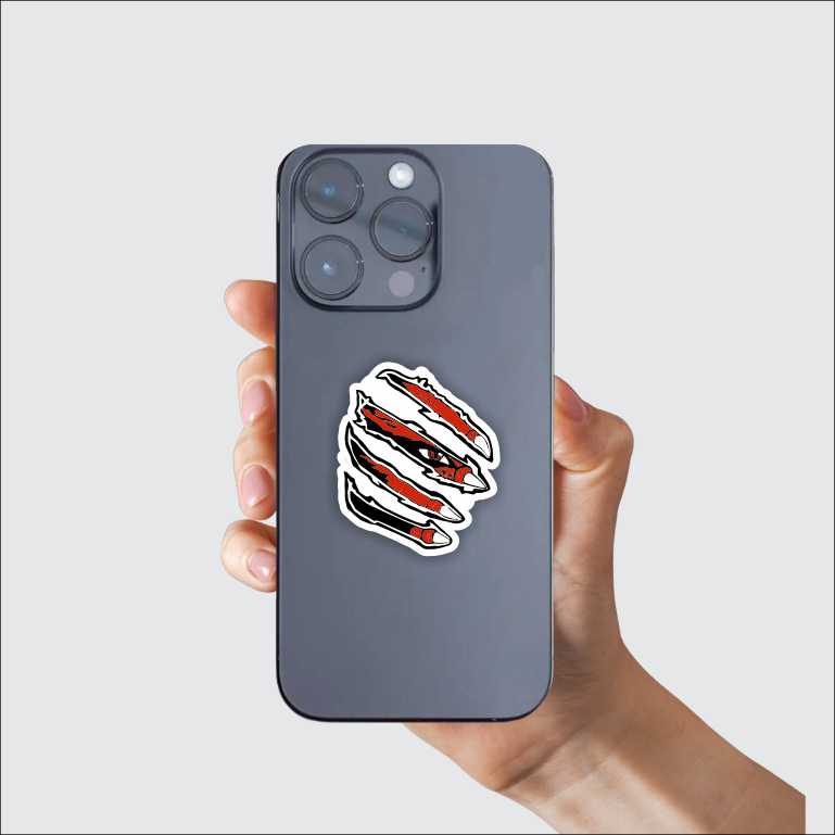 Kurama Scratch Sticker