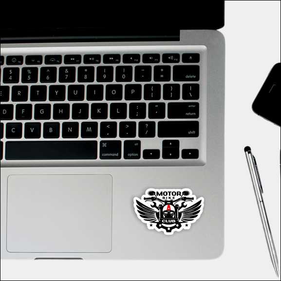 Motor Bike Club Sticker