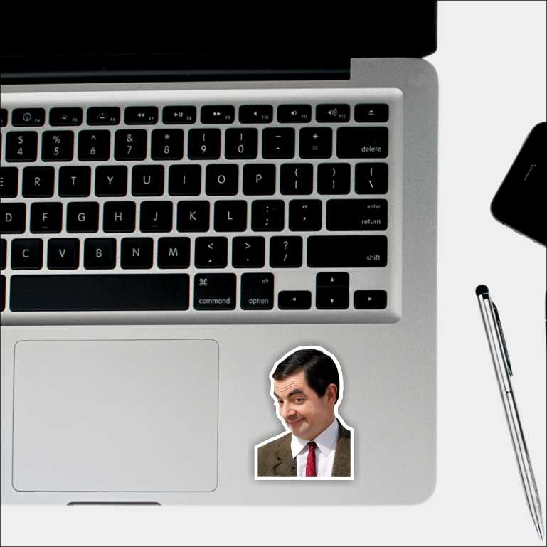 Mr Bean Face Sticker