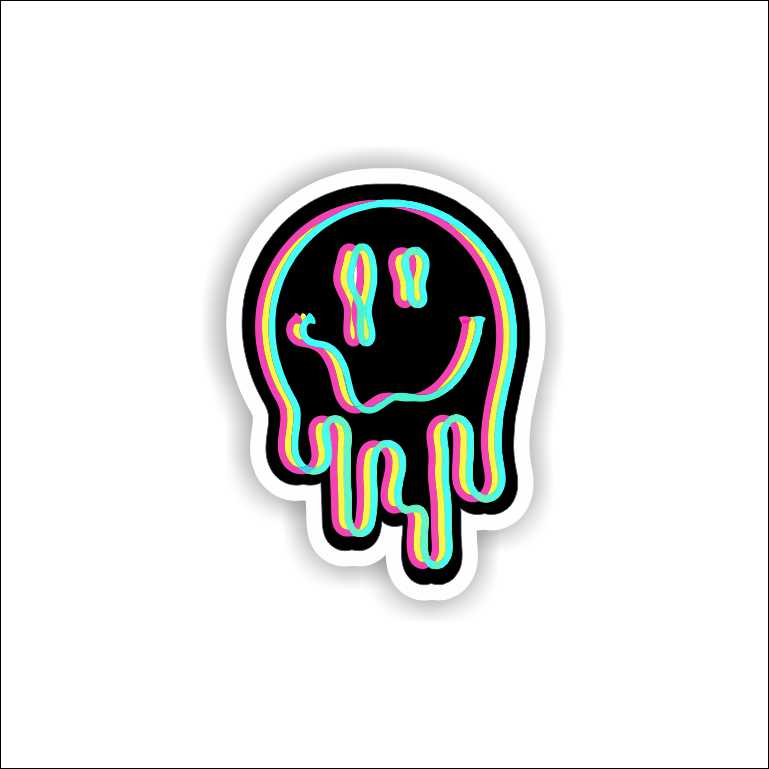 Neon Trippy Smile