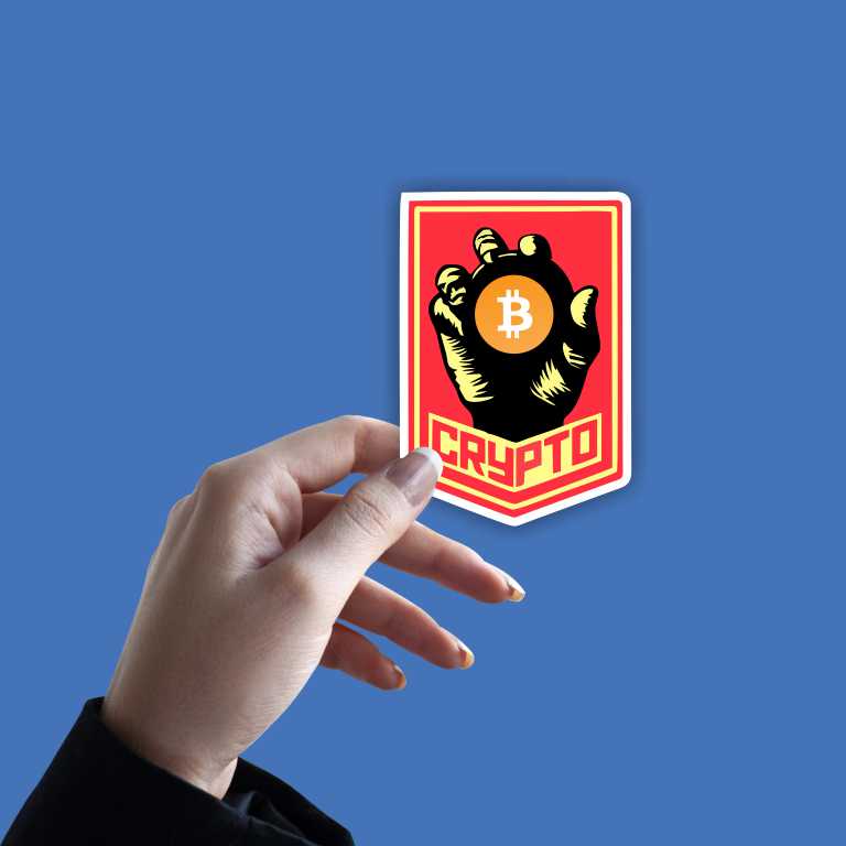 Power of Crypto Sticker