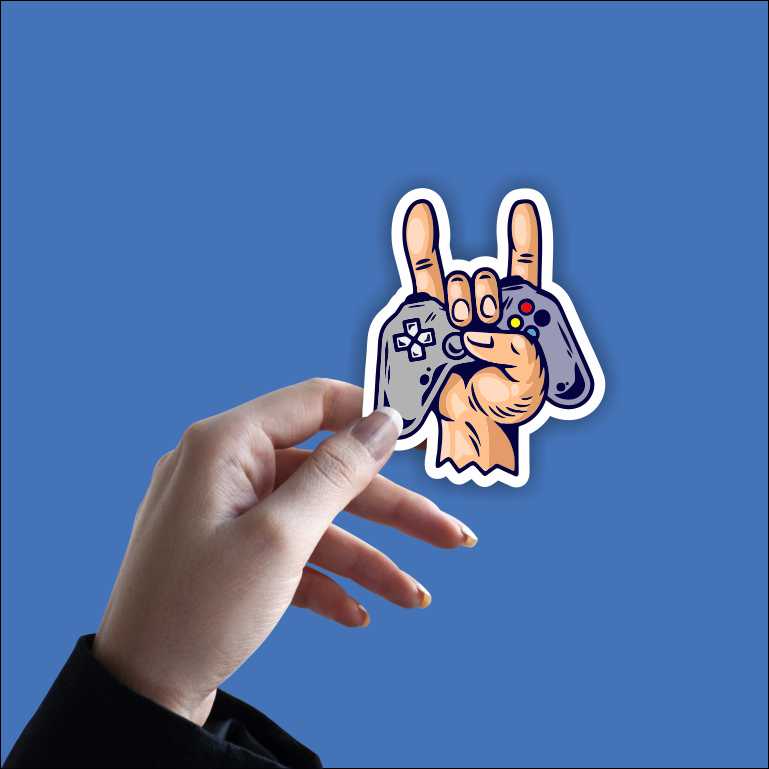 Rock On Game Sticker