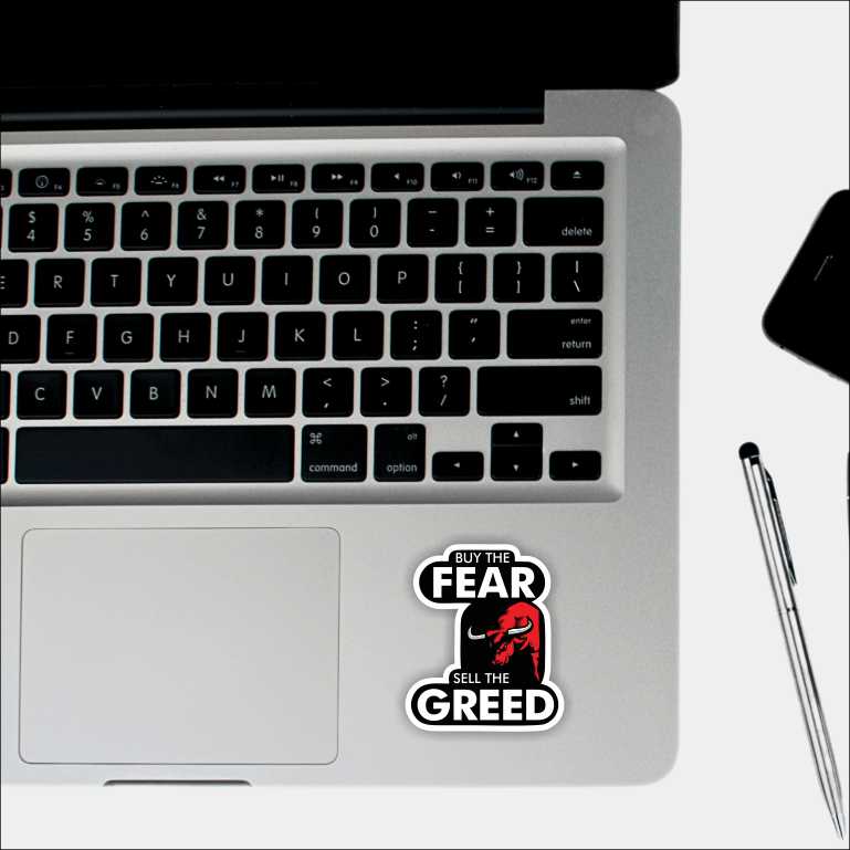 Sell The Greed Sticker