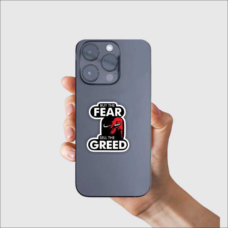Sell The Greed Sticker