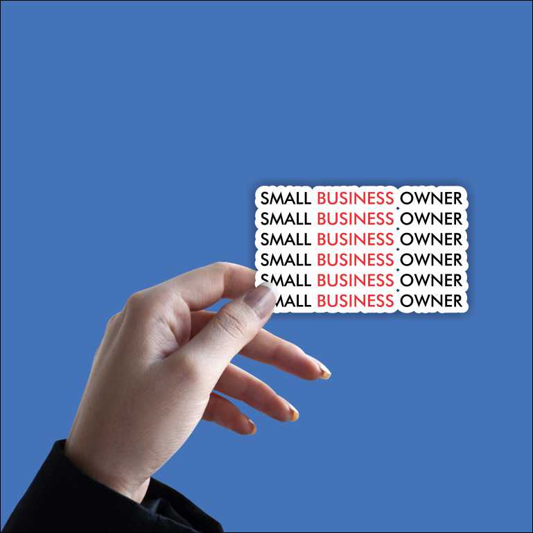 Small Business Owner Sticker