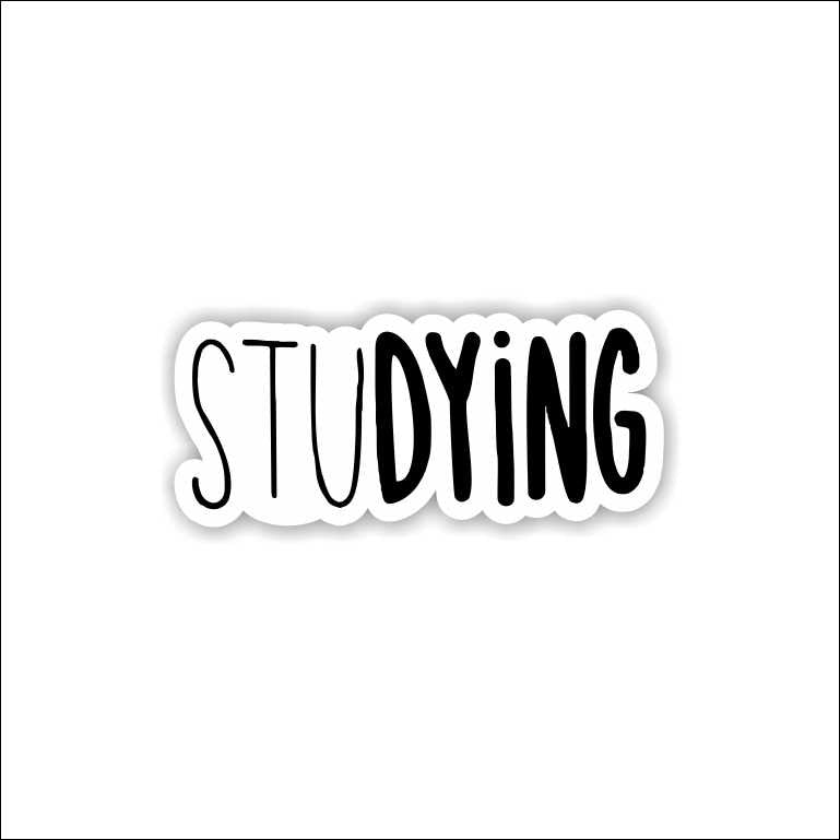 Studying Sticker