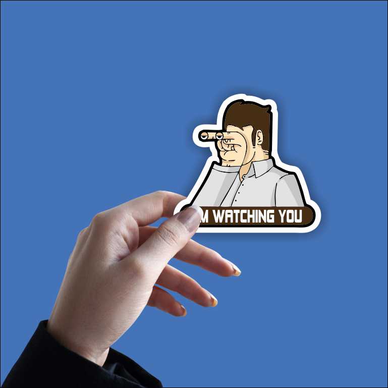 Watching You Sticker