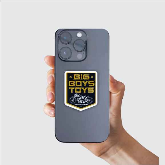 Big Boy Toy Sticker