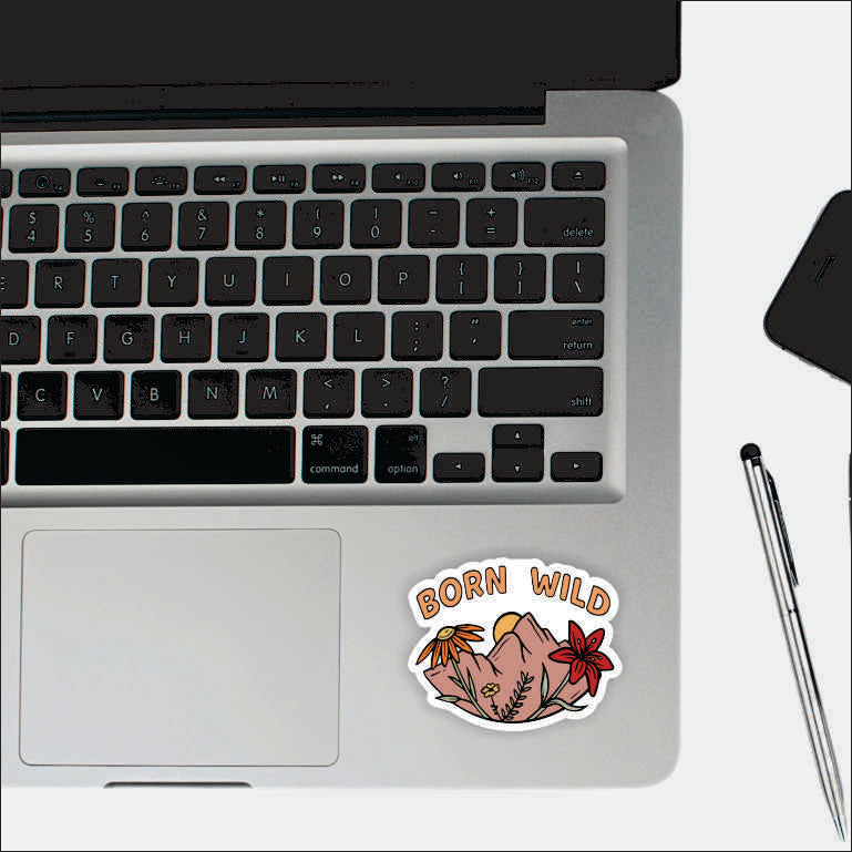 Born Wild Sticker