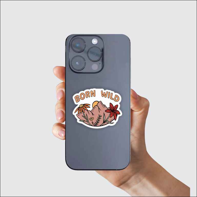 Born Wild Sticker