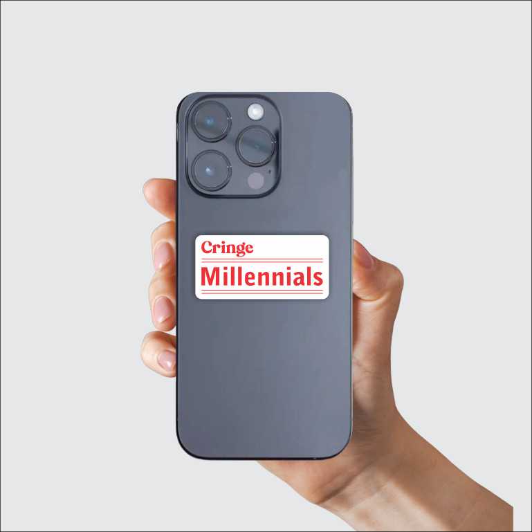 Cringe Millenials Sticker