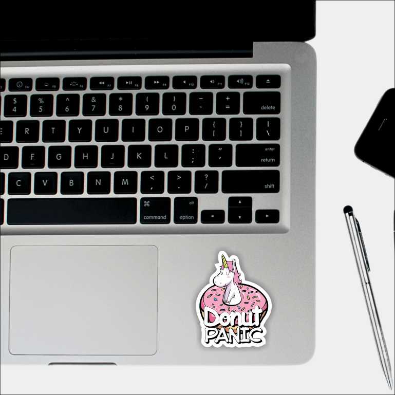 Donut Panic Sticker