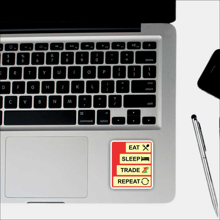 Eat Sleep Trade Repeat Sticker