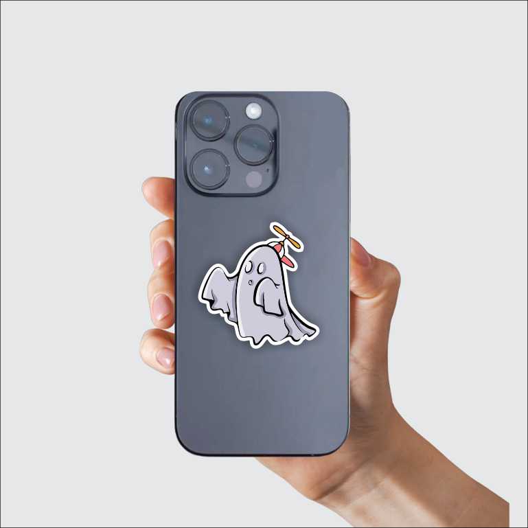 Ghost Boo Sticker