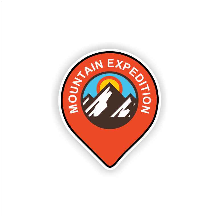 Mountain Expedition Sticker