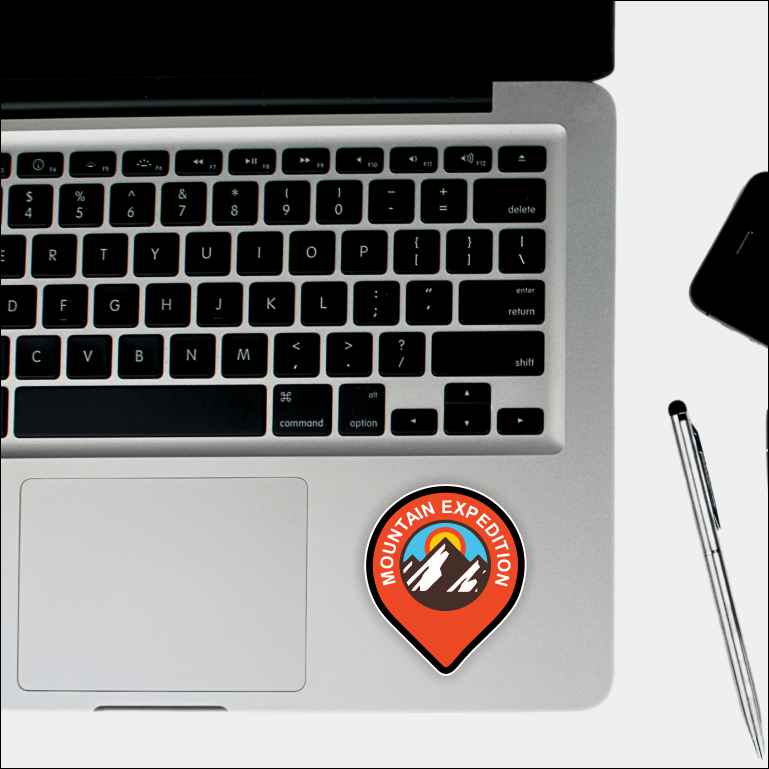 Mountain Expedition Sticker