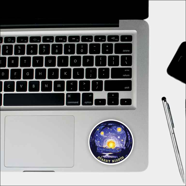 Starry Night Sticker