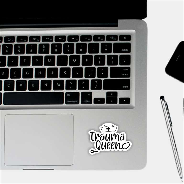 Trauma Queen Sticker