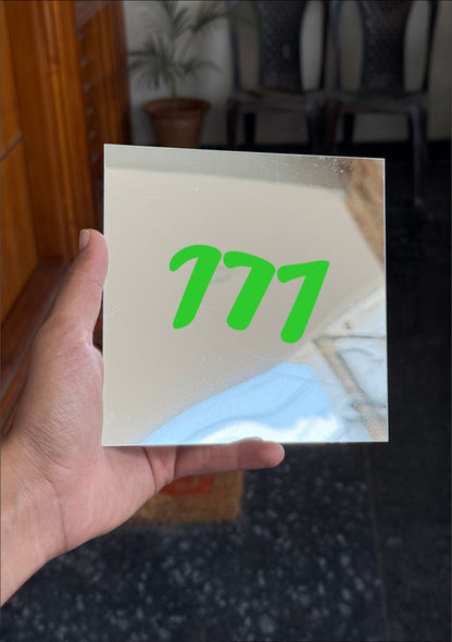 777 Affirmation Mirror