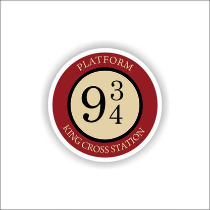 9& 3-4 Harry Potter Sticker