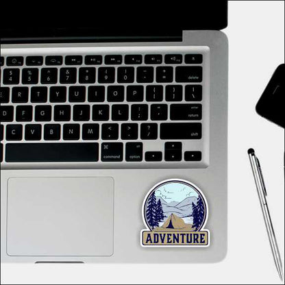 Adventure Camping Sticker