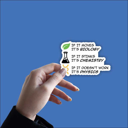 Biology Chemistry Sticker