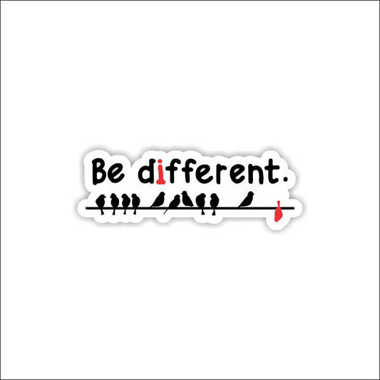 Be Different Sticker