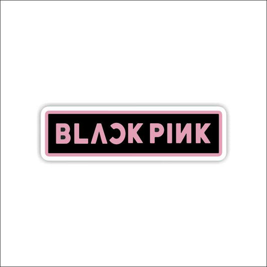 Black Pink Sticker