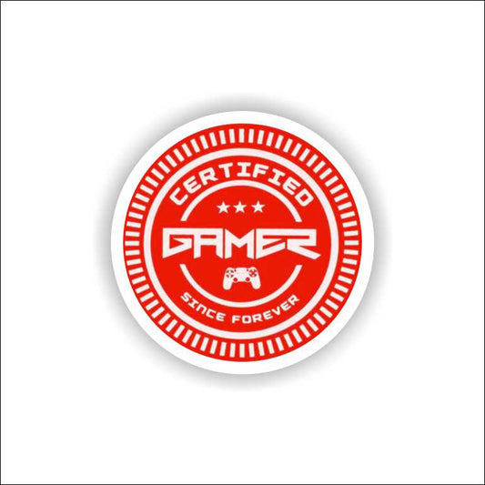 Certified Gamer Sticker