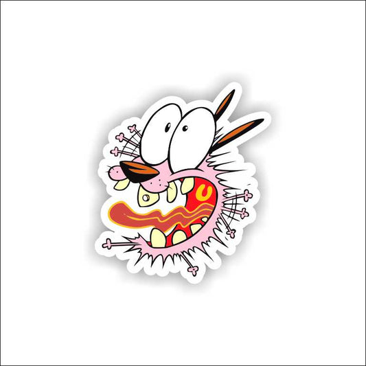 Courage The Cowardly Dog Sticker
