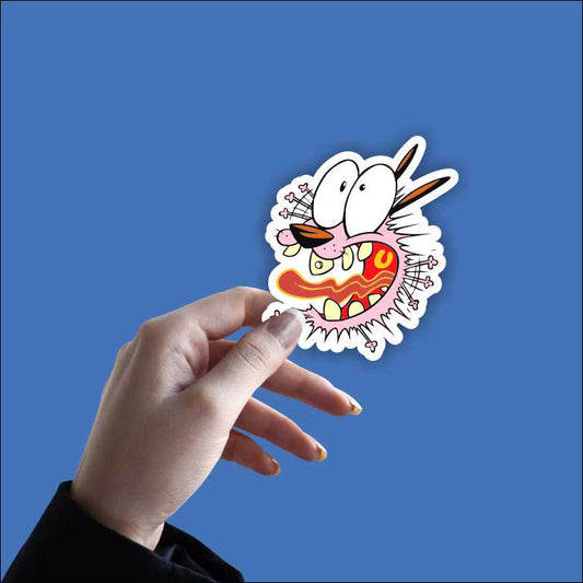 Courage The Cowardly Dog Sticker