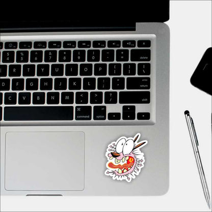 Courage The Cowardly Dog Sticker