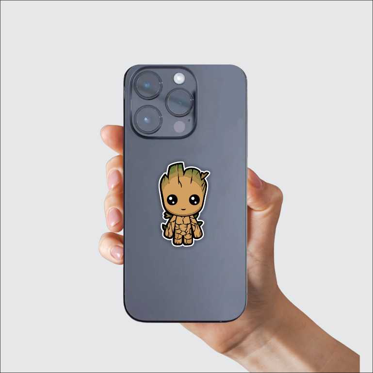 Cute Groot Marvel Sticker