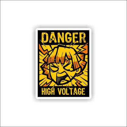 Danger High Voltage Sticker
