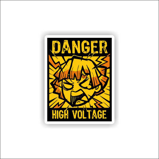 Danger High Voltage Sticker