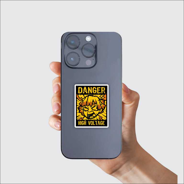 Danger High Voltage Sticker
