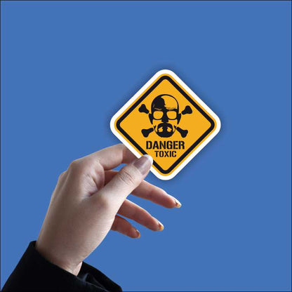 Danger Toxic Sticker