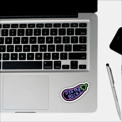 Dig Bicks Sticker