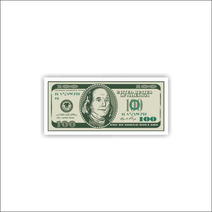 Dollar Curency Sticker